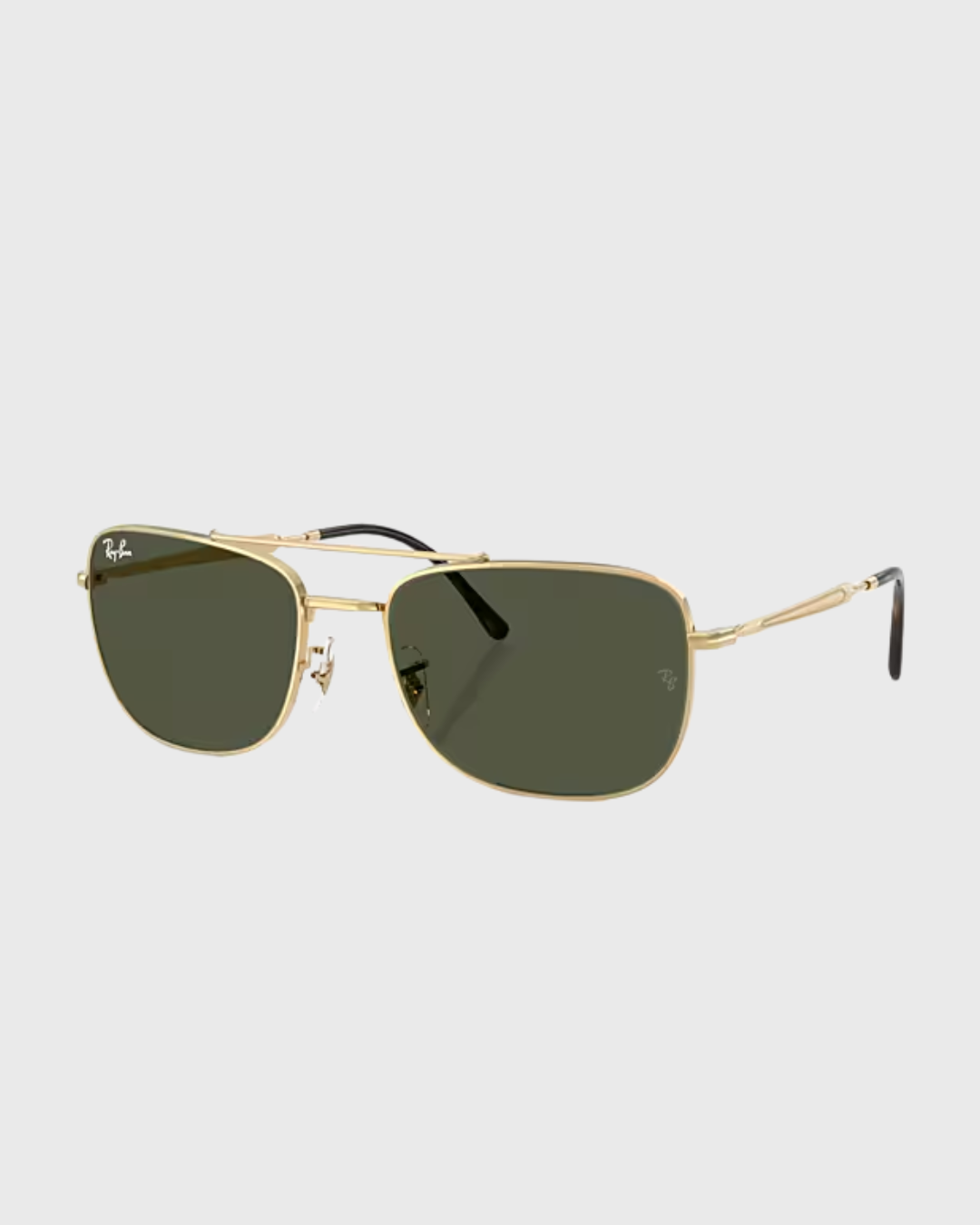 Ray-Ban Aviator RB3755 — Gold / Crystal Green