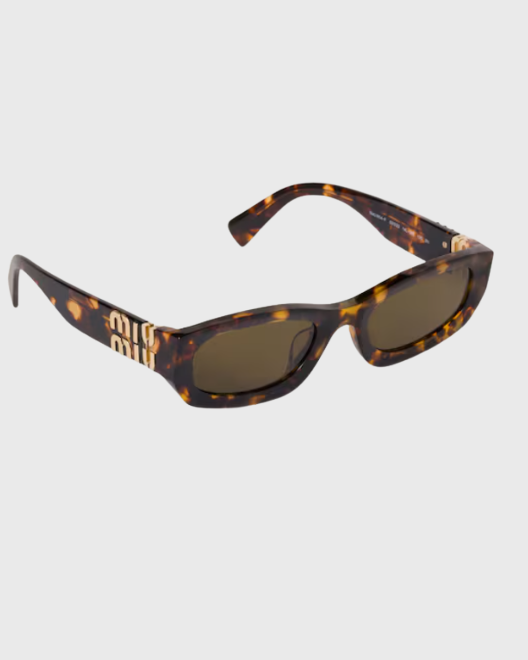 MIU MIU Glimpse B04S Sunglasses — Tortoise / Brown