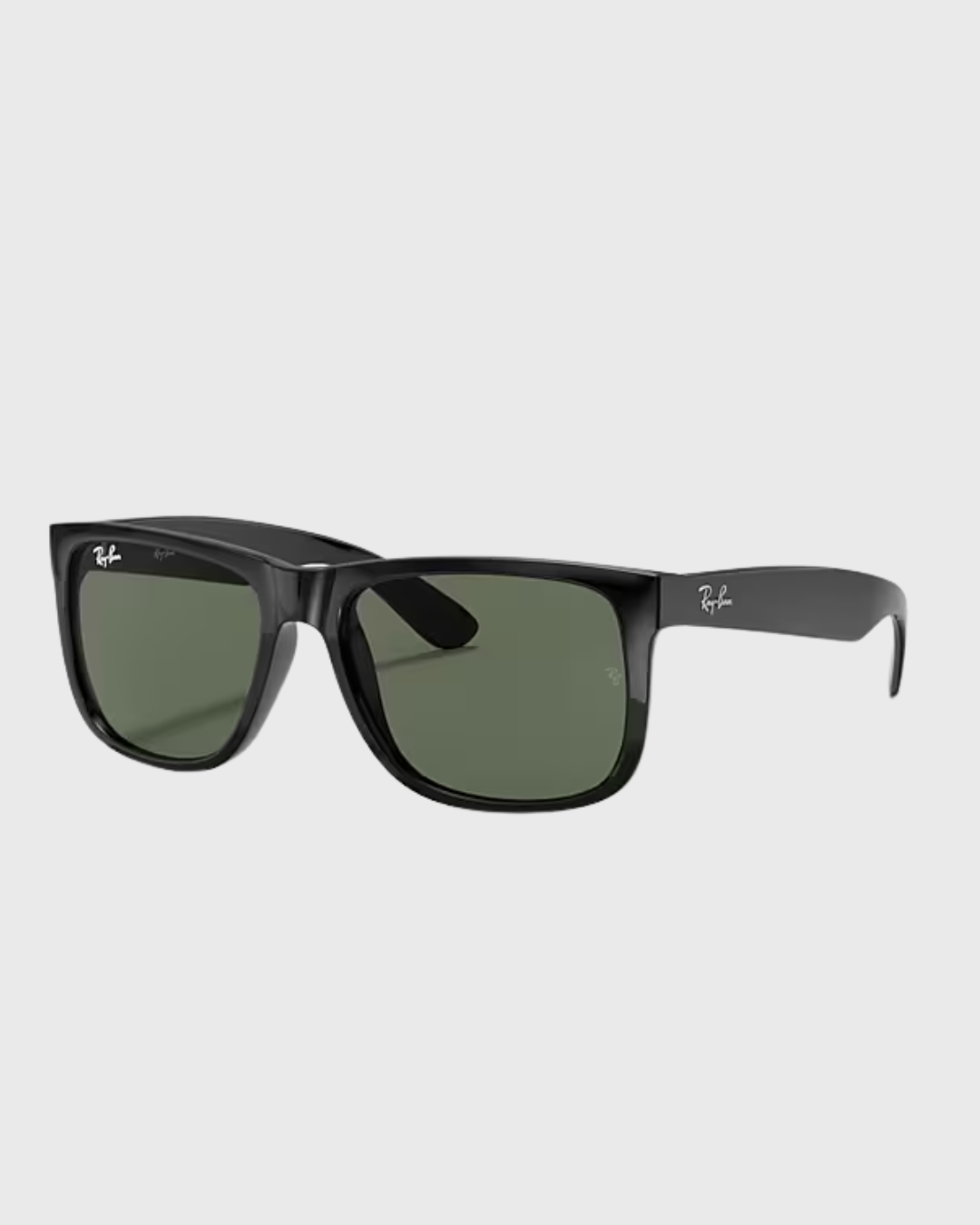 Ray-Ban Justin RB4165 — Black / G15 Dark Green