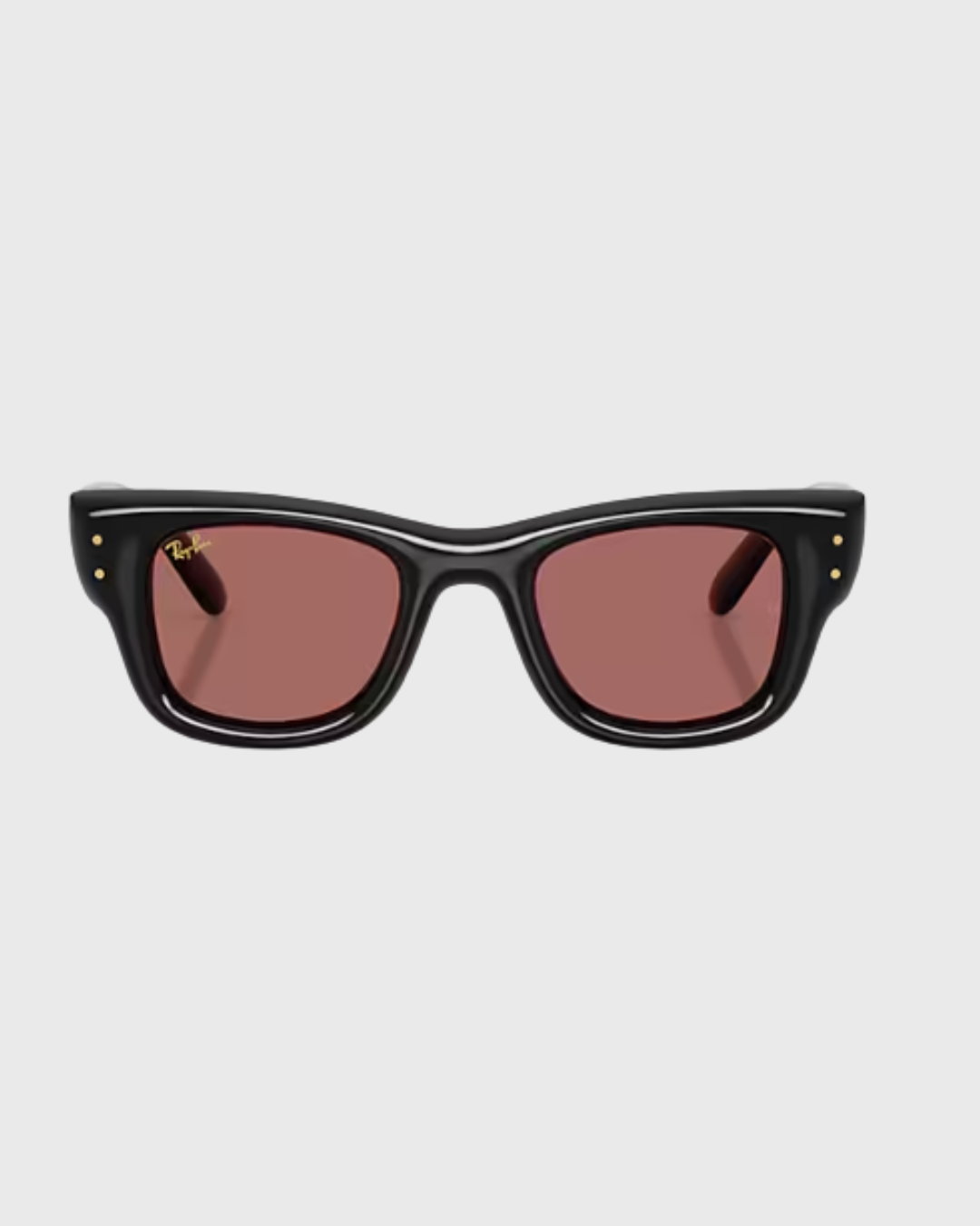 RAYBAN WAYFARER PUFFER SUNGLASS Polished black/dark violet
