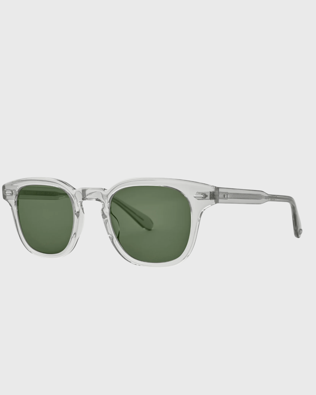 Garrett Leight Sherwood Sunglasses — Light Grey / G15