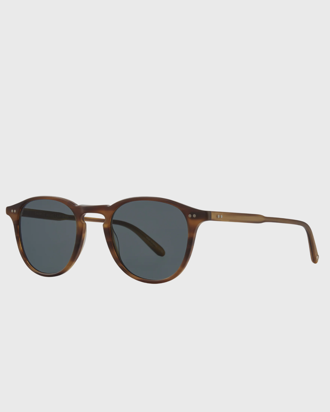 Garrett Leight Hampton Sunglasses — Matte Demi Stone / G15