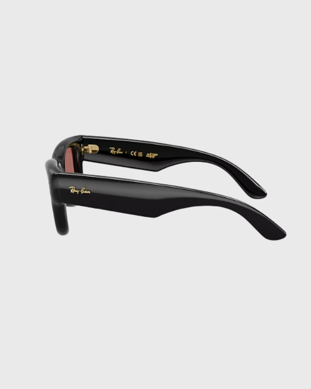 RAYBAN WAYFARER PUFFER SUNGLASS Polished black/dark violet