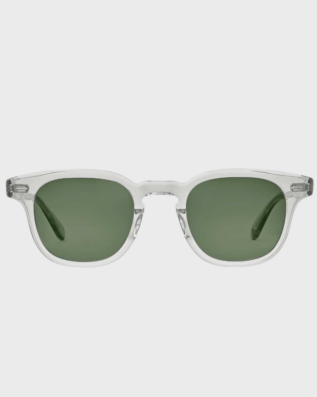 Garrett Leight Sherwood Sunglasses — Light Grey / G15