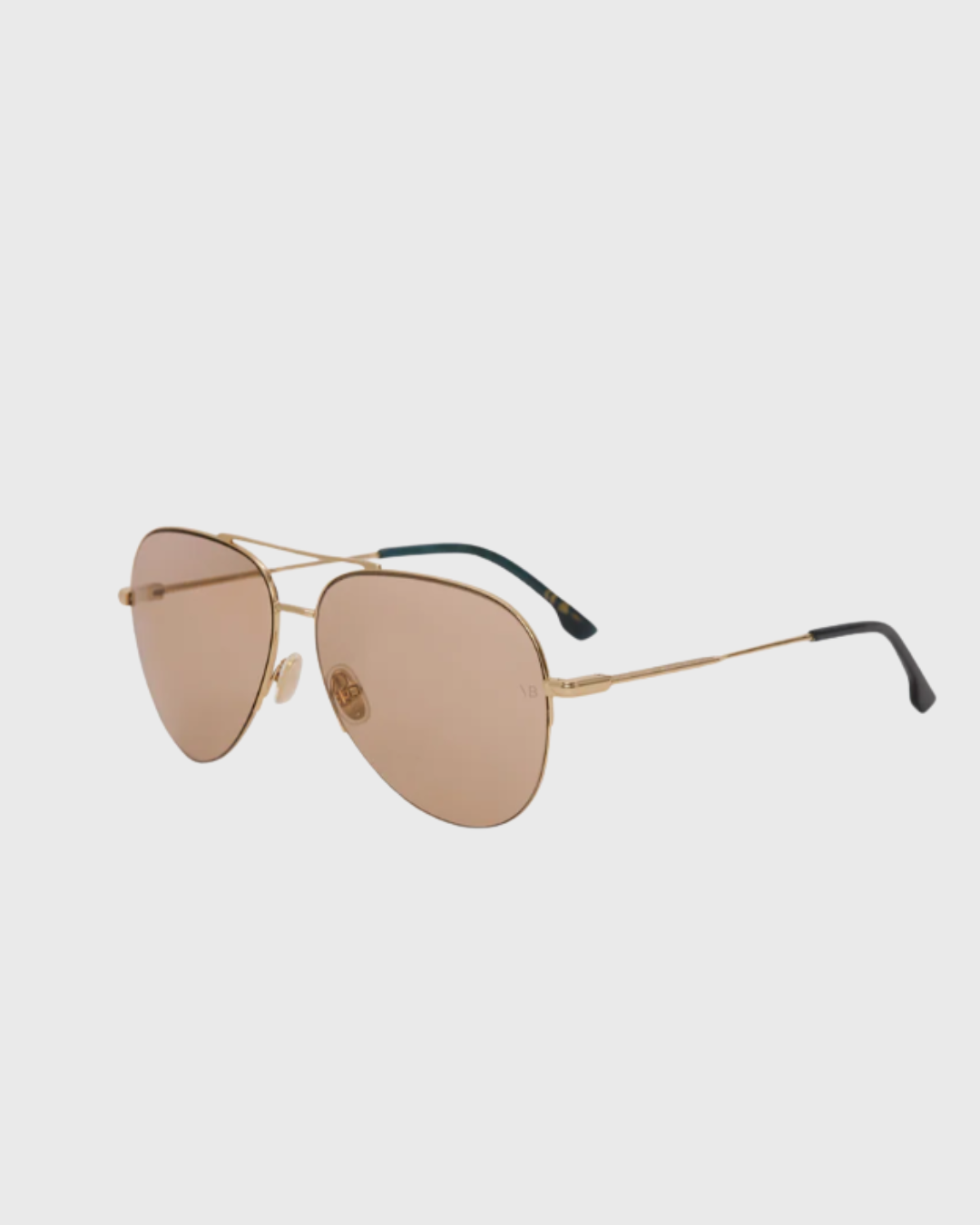 VICTORIA BECKHAM Aviator Sunglass 1000 Gold / Brown