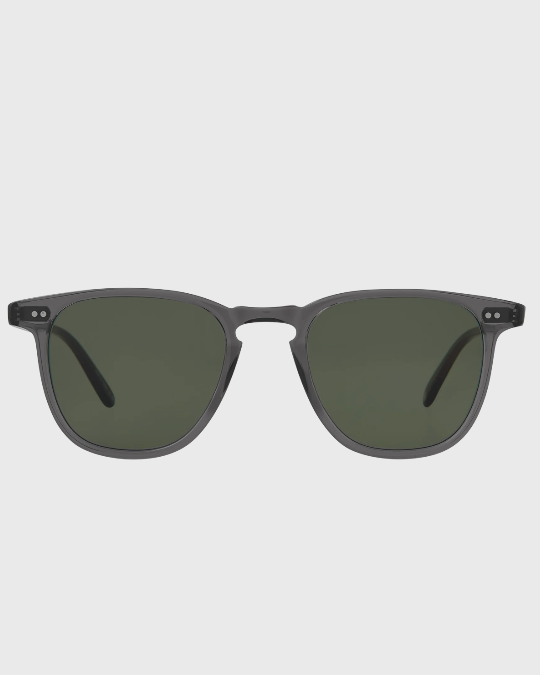 Garrett Leight Brooks Sunglasses — Grey Crystal / Semi-Flat Pure G15