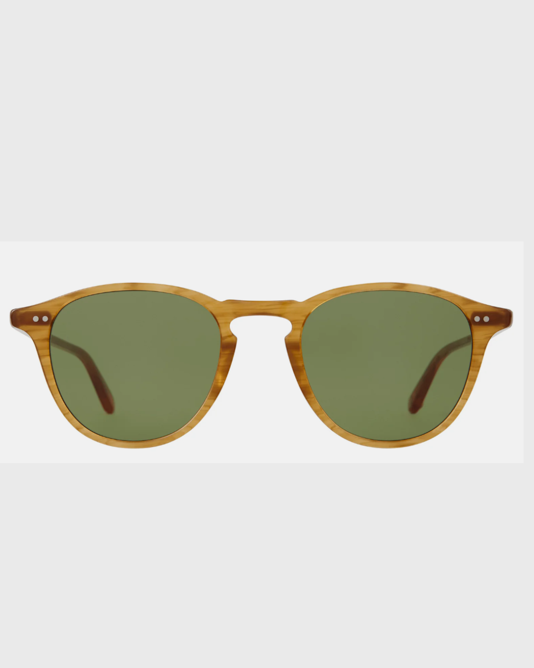 Garrett Leight Hampton Sunglasses — Butter / Green
