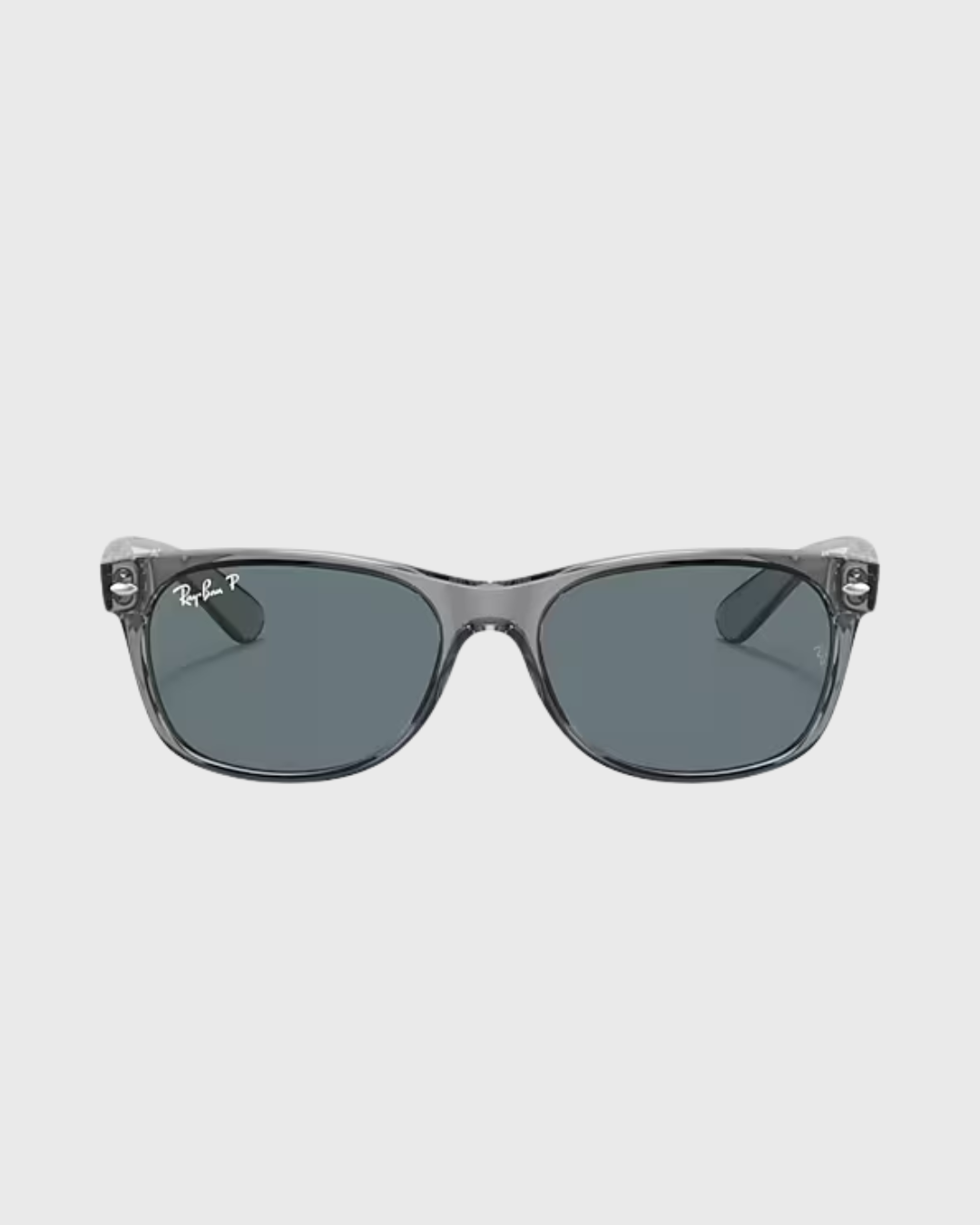 Ray-Ban New Wayfarer RB2132 — Grey Frame / Dark Blue Polarised