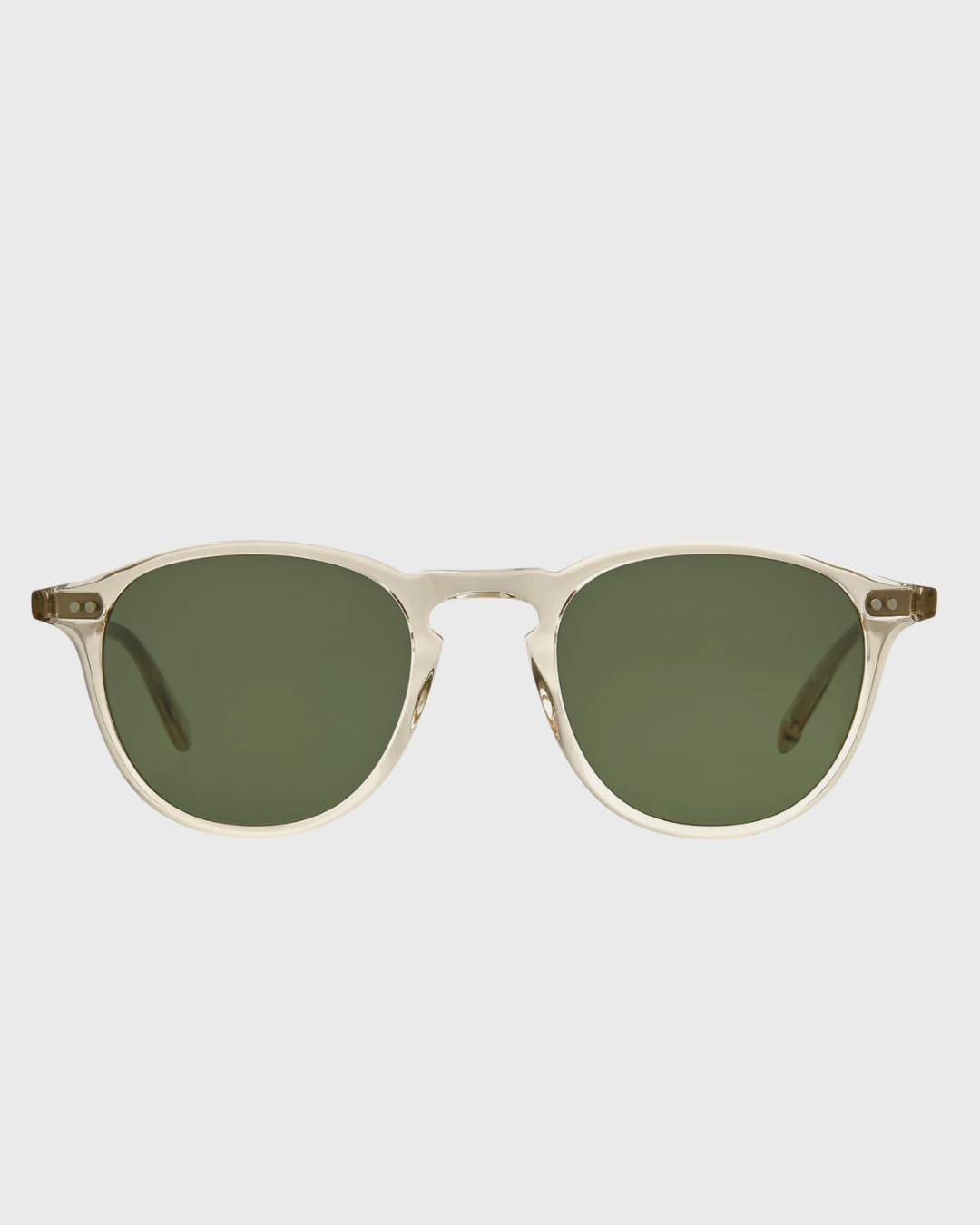 Garrett Leight Hampton Sunglasses — Champagne / Green