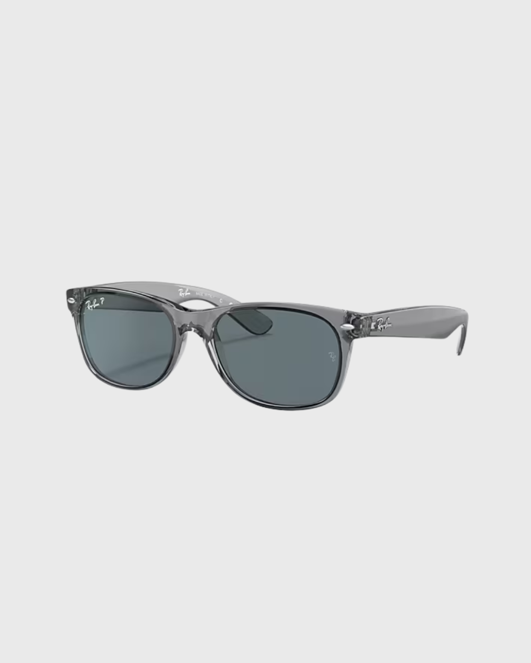 Ray-Ban New Wayfarer RB2132 — Grey Frame / Dark Blue Polarised