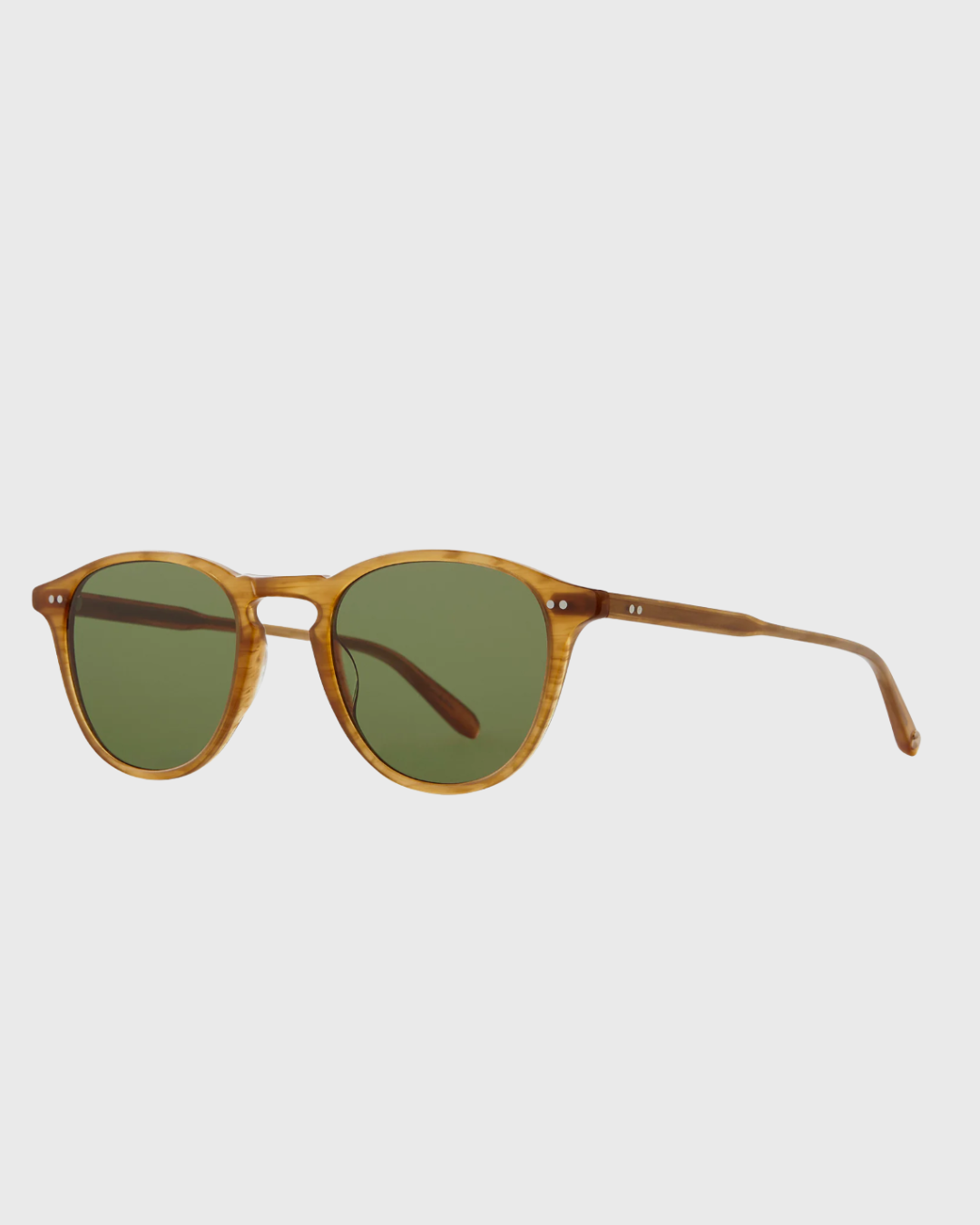 Garrett Leight Hampton Sunglasses — Butter / Green