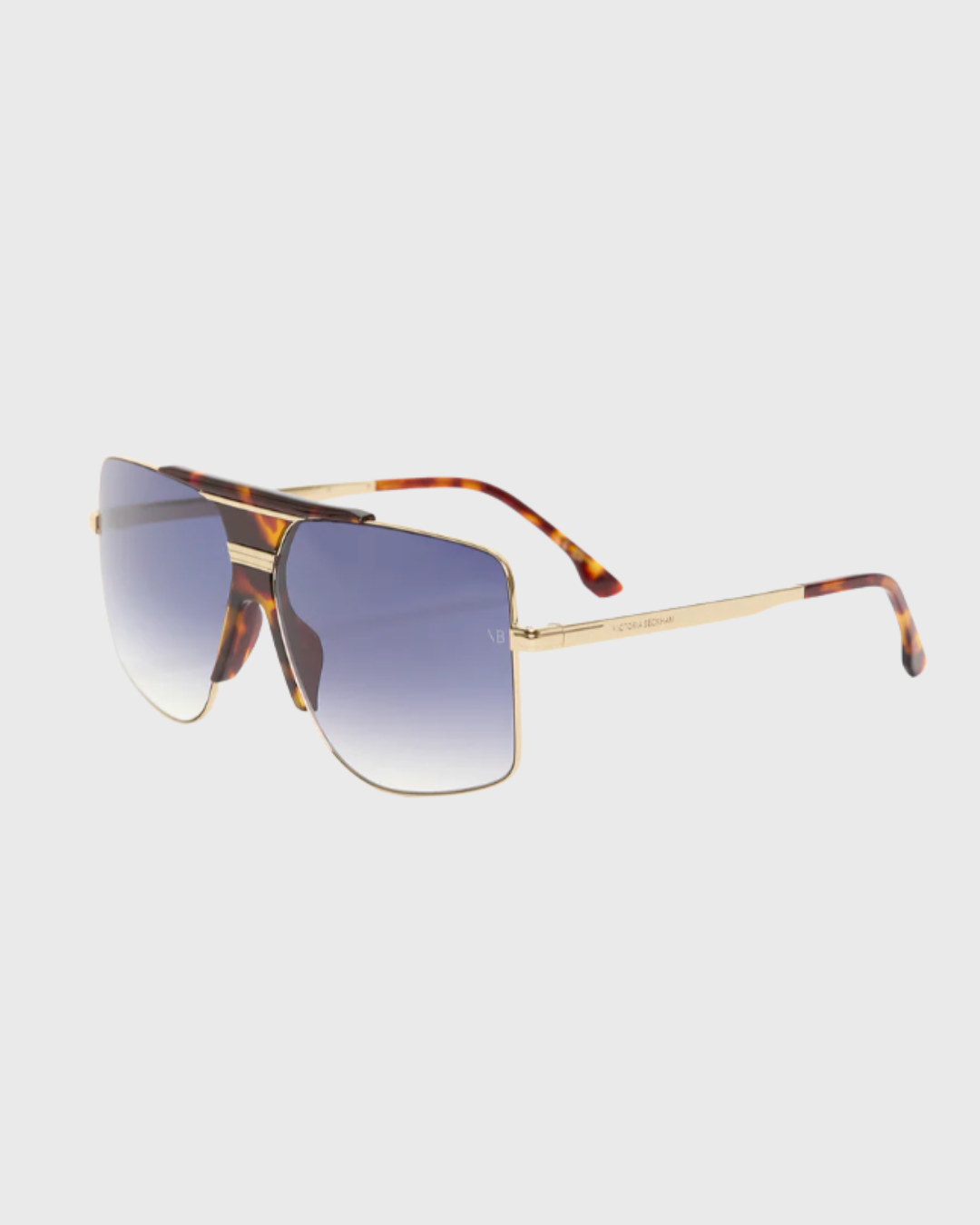 VICTORIA BECKHAM Aviator 7006 Tort Gold / Blue Graduated Sunglass
