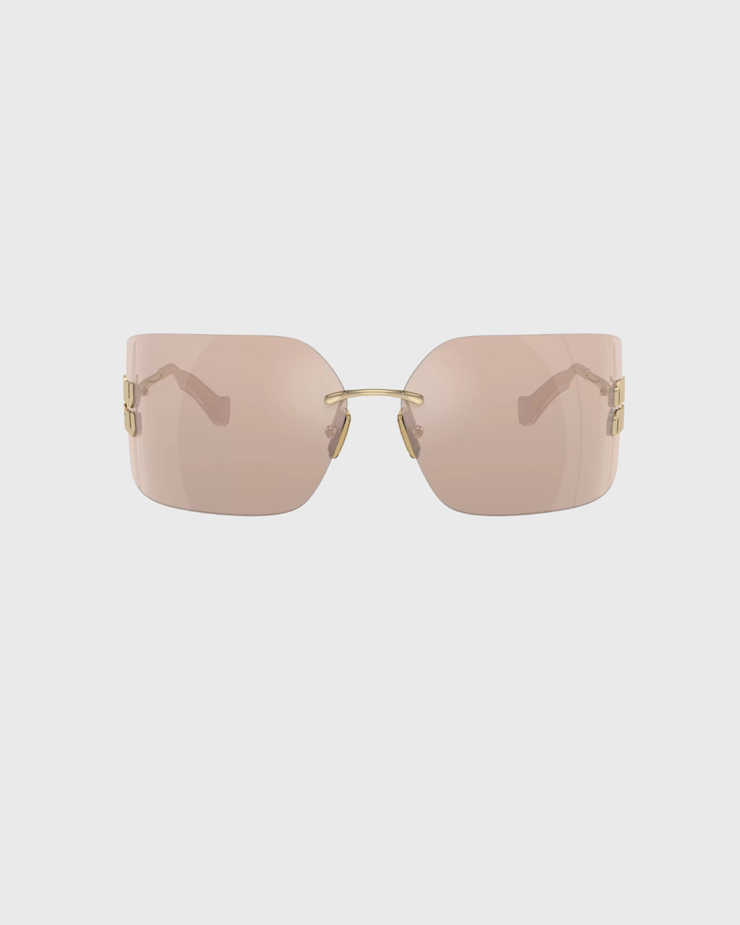 Miu Miu 54YS Pale Gold Sunglasses