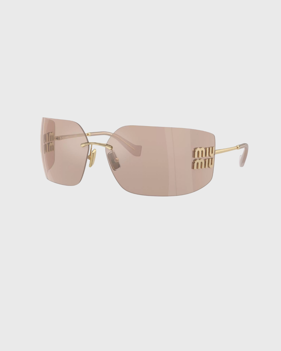 Miu Miu 54YS Pale Gold Sunglasses