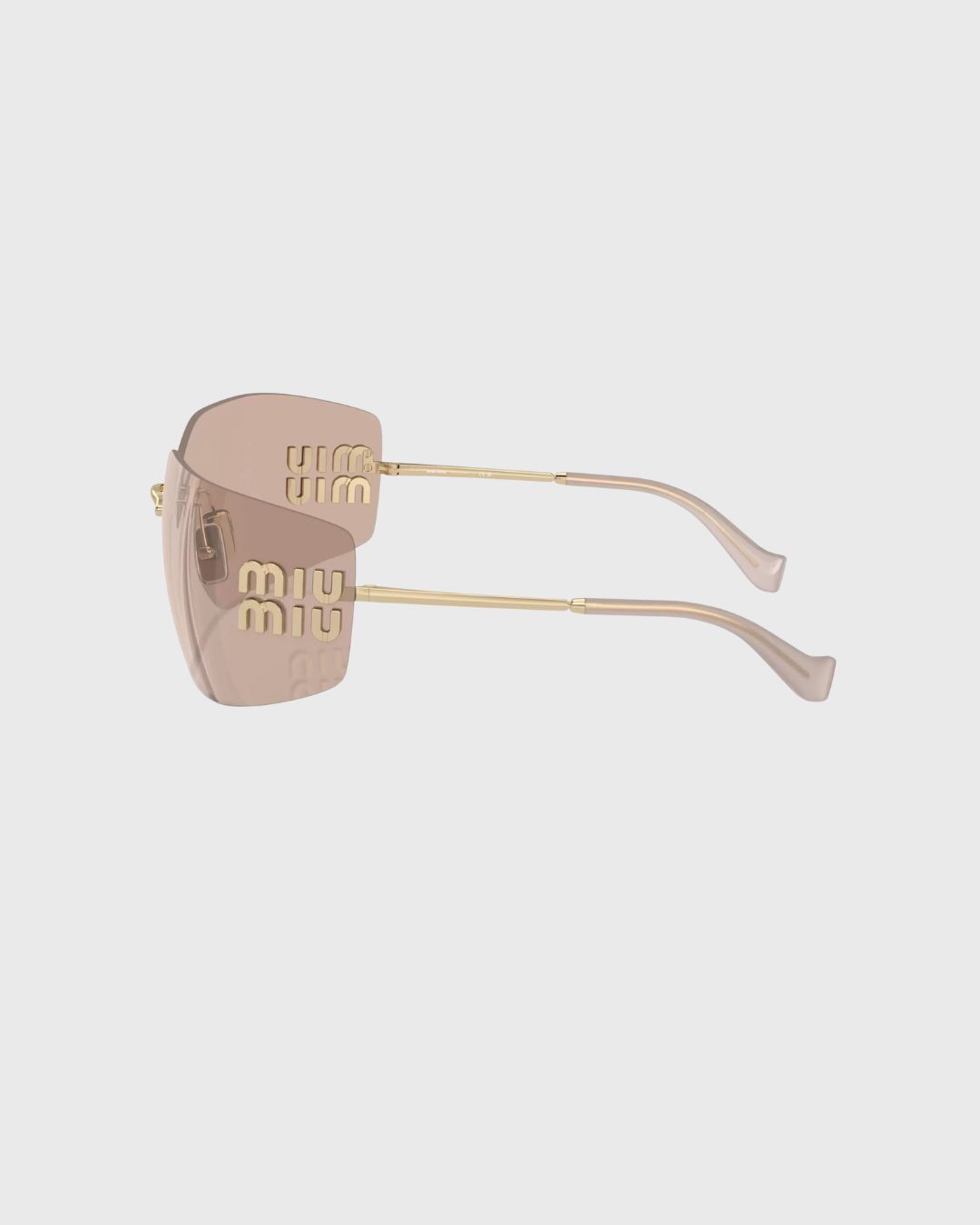 Miu Miu 54YS Pale Gold Sunglasses
