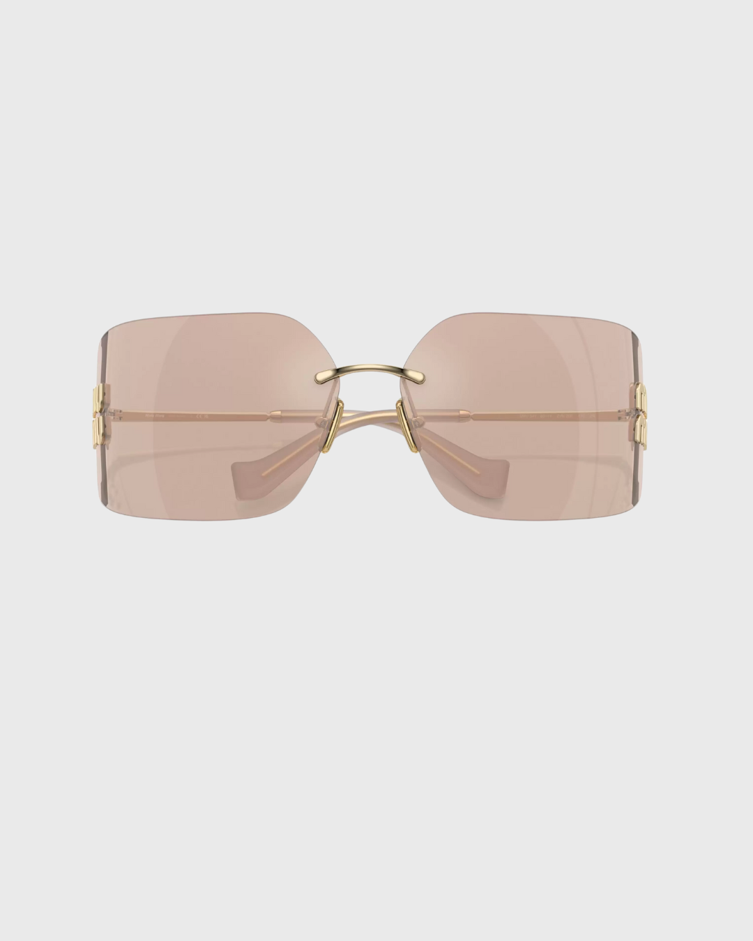 Miu Miu 54YS Pale Gold Sunglasses