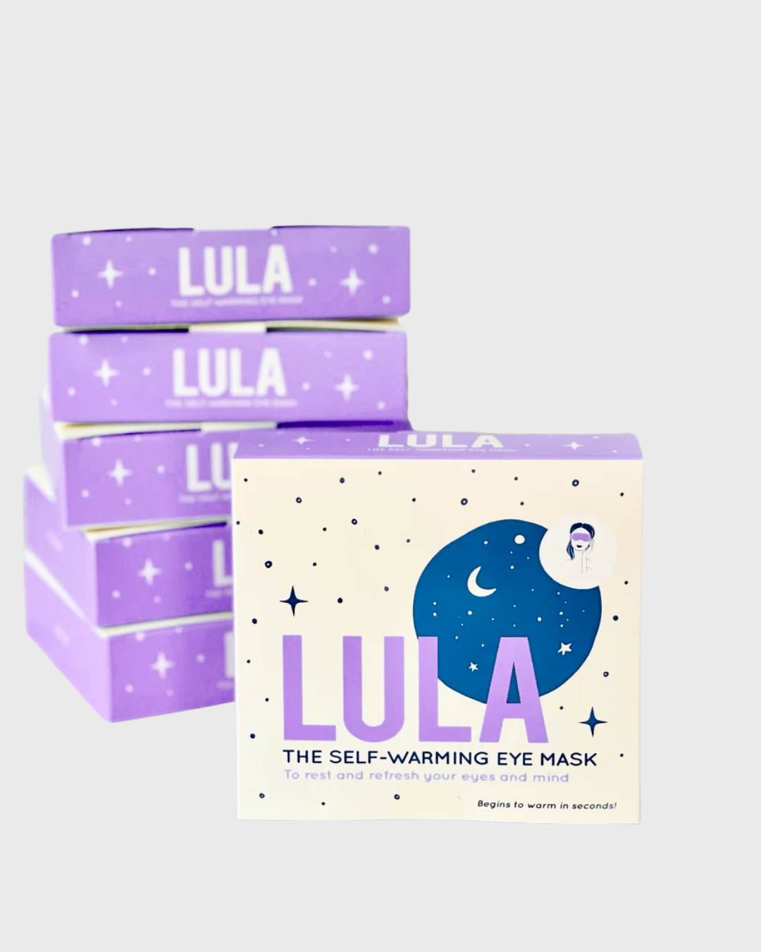 Lula Self Warming Eye Mask - Lavender 5 Pack
