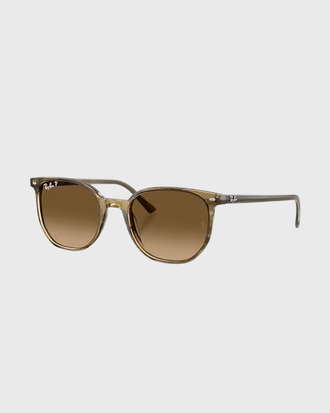 Ray-Ban Elliot RB2197 — Striped Green / Polar Brown Gradient