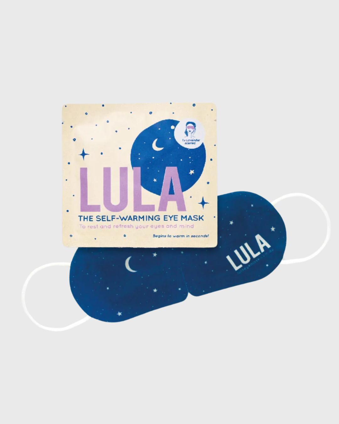 Lula Self Warming Eye Mask - Lavender 5 Pack