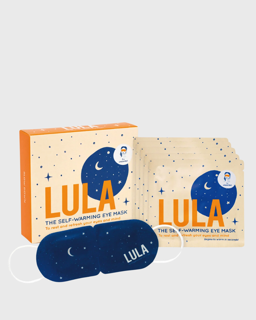Lula Self Warming Eye Mask - Unscented 5 Pack