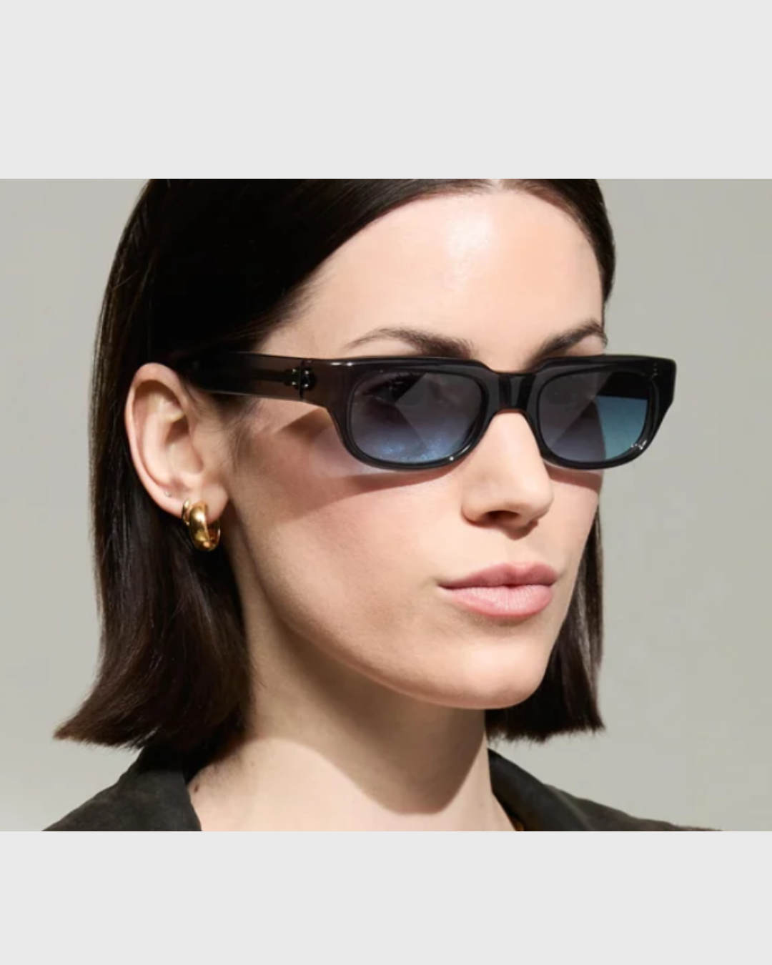 MOSCOT SHTUP SUNGLASS Grey Denim Blue 51